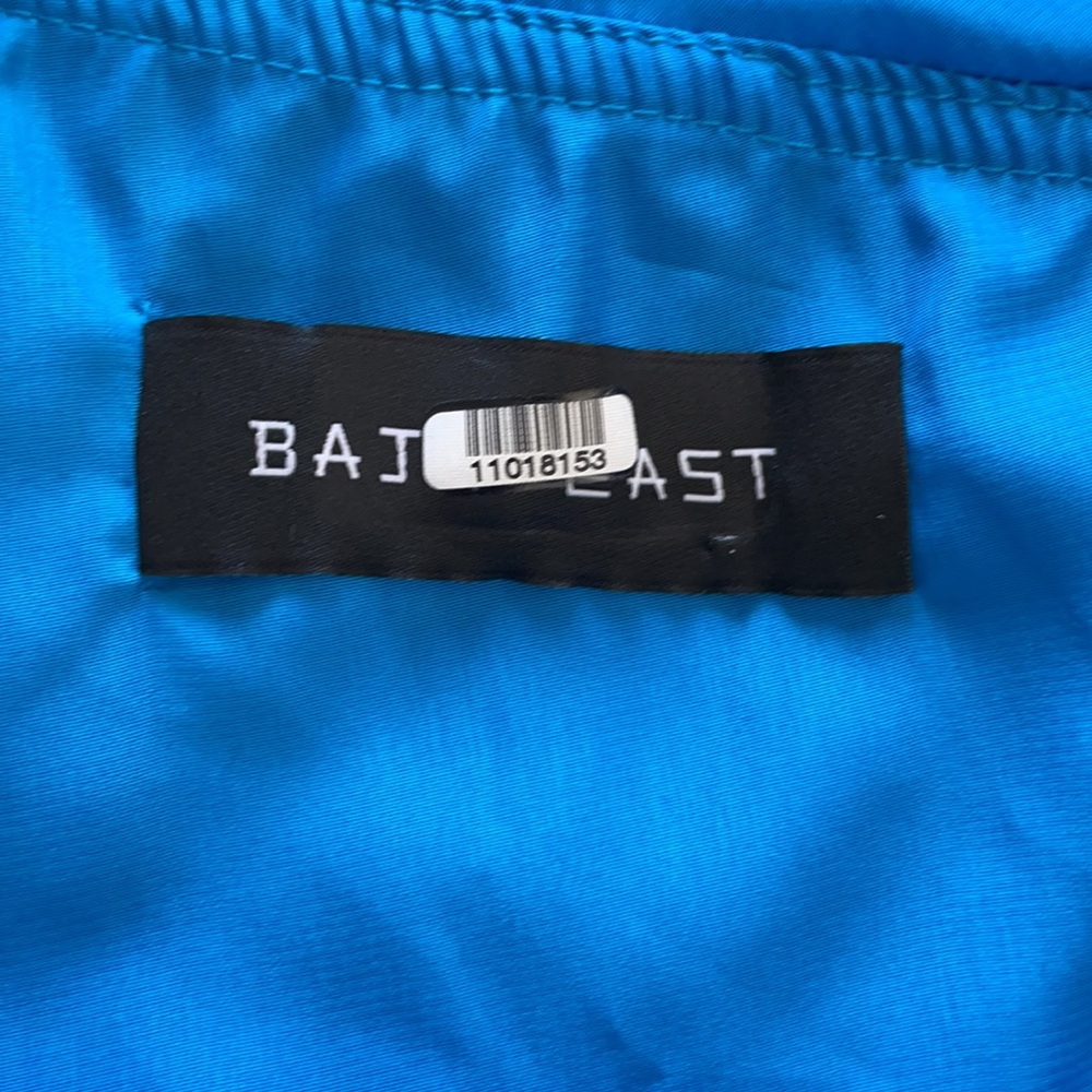 Baja East 2 Blue Knotted One Shoulder Top - Picture 10 of 11